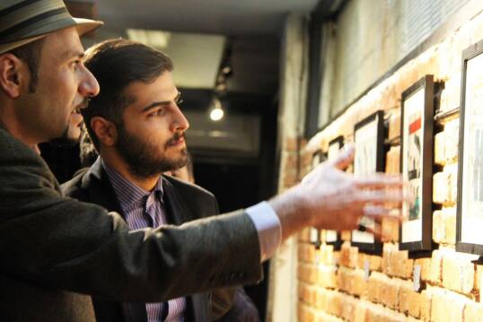 مدیرعامل انجمن-بازدید از کافه نمایشگاه