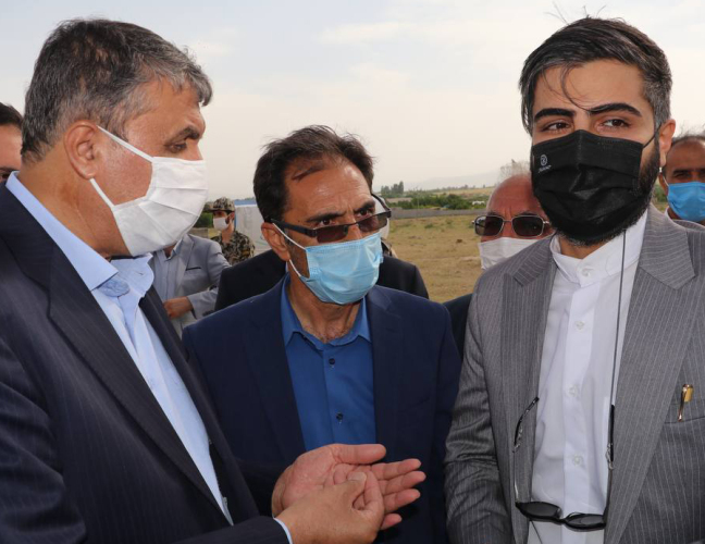 حضور محمد اسلامی وزیر وقت راه و شهرسازی در پروژه شیرین اولر