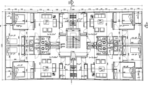 نقشه واحد 2خوابه 