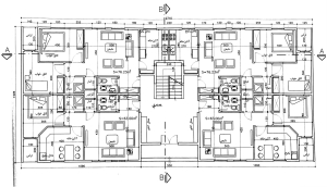 نقشه واحد تک خوابه